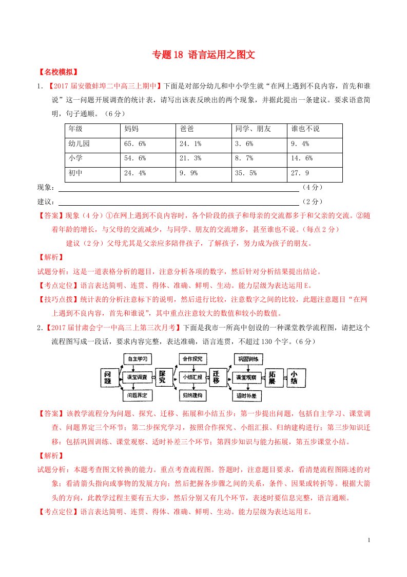 高考语文三轮冲刺