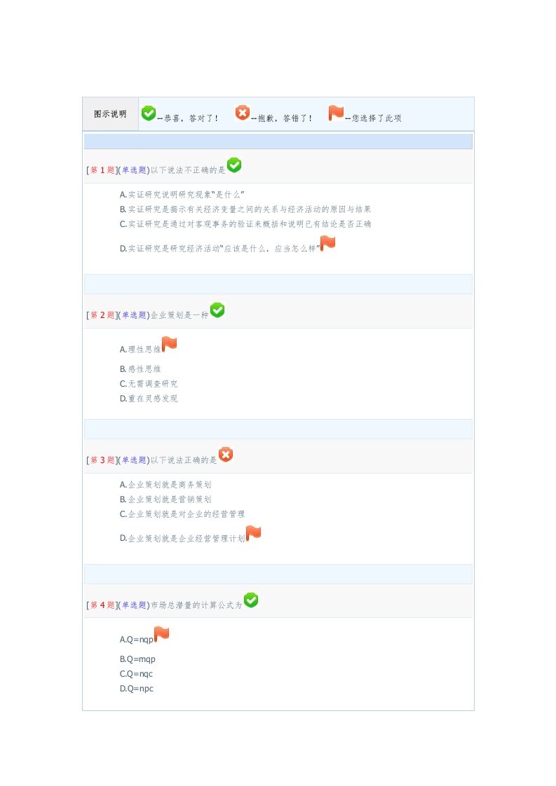 企业策划电大网络形考1-3次作业