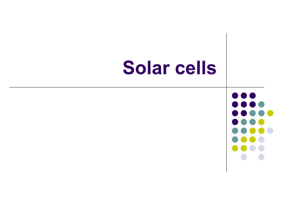 Solar_cells课件