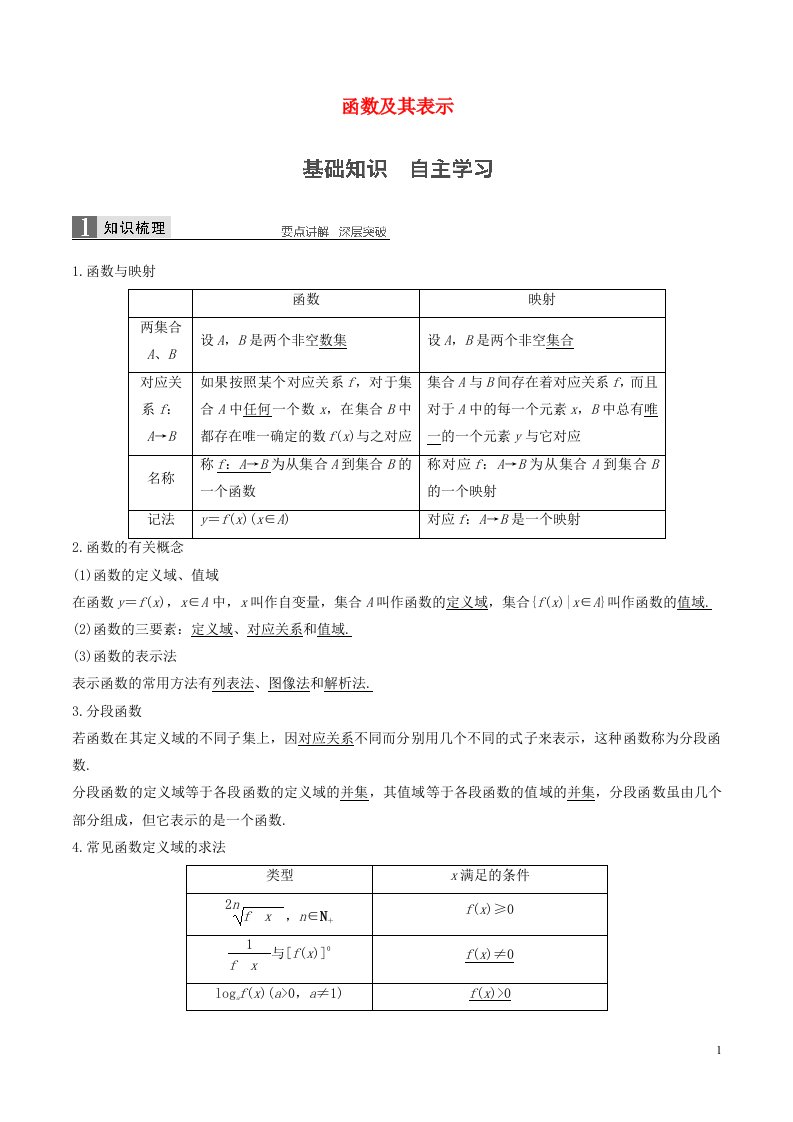 高考数学一轮复习