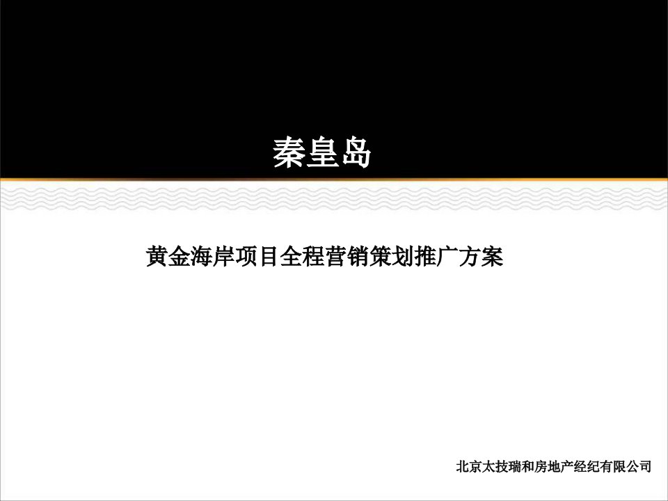 黄金海岸项目全程营销策划推广方案