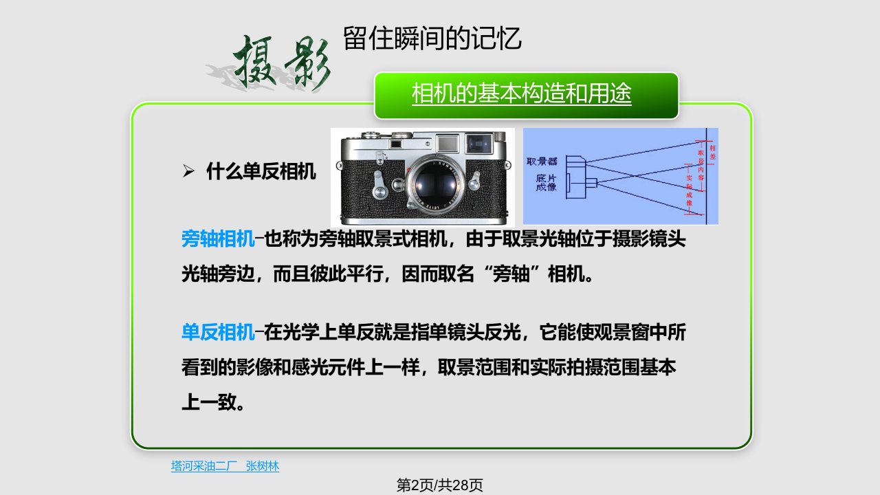 摄影留住瞬间的记忆张树林