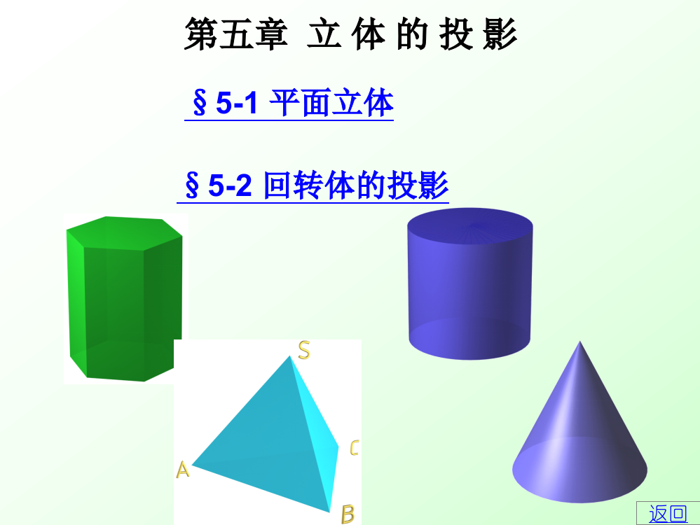 第五章-立体的投影