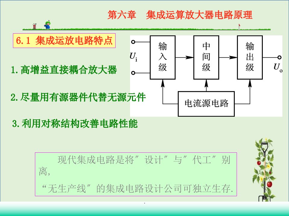 集成运算放大器电路原理