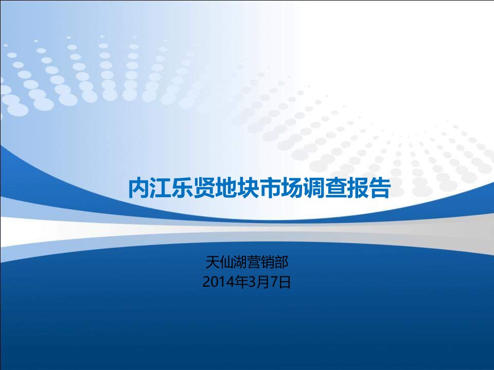 2024内江乐贤地块市场调查报告定101p