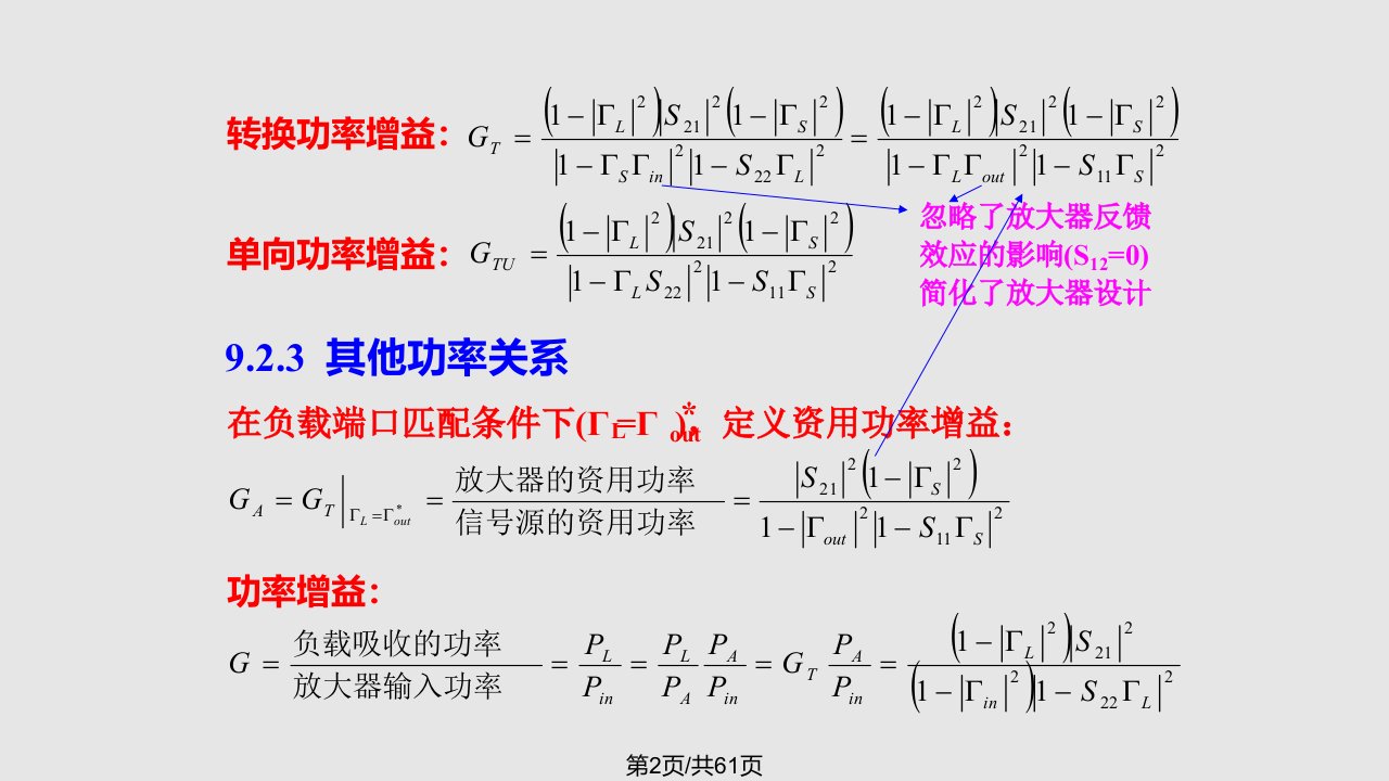 射频电路设计理论与应用章课件