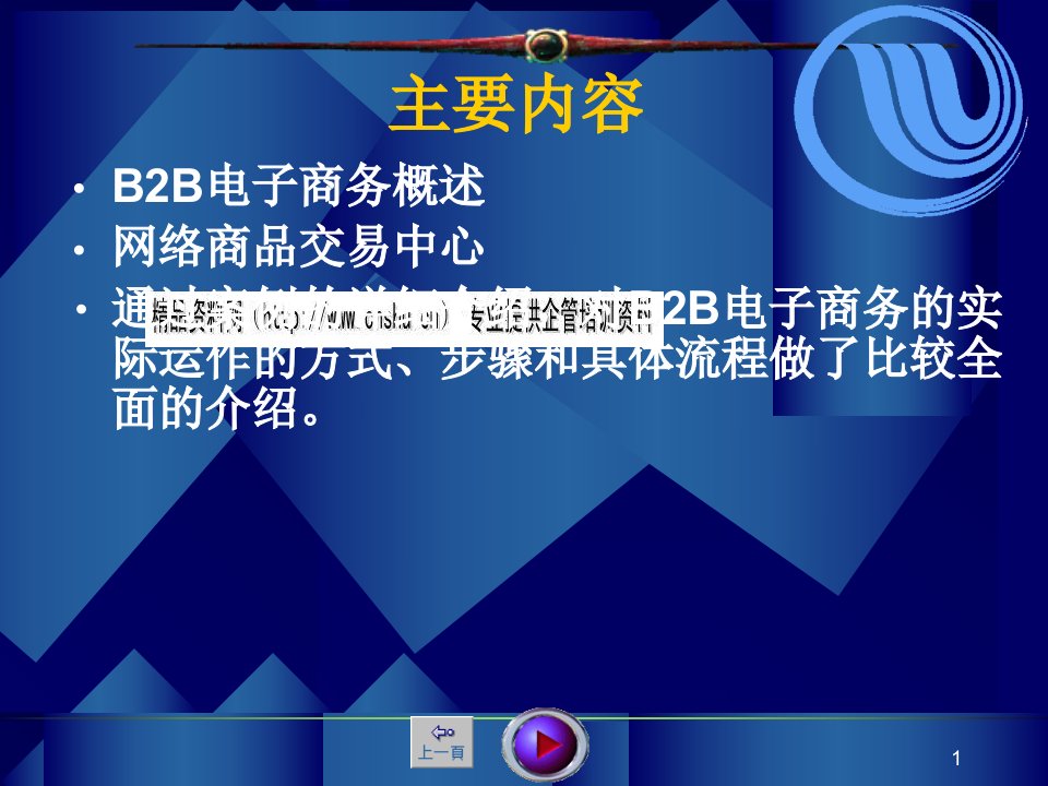 B2B电子商务概述与案例PPT课件