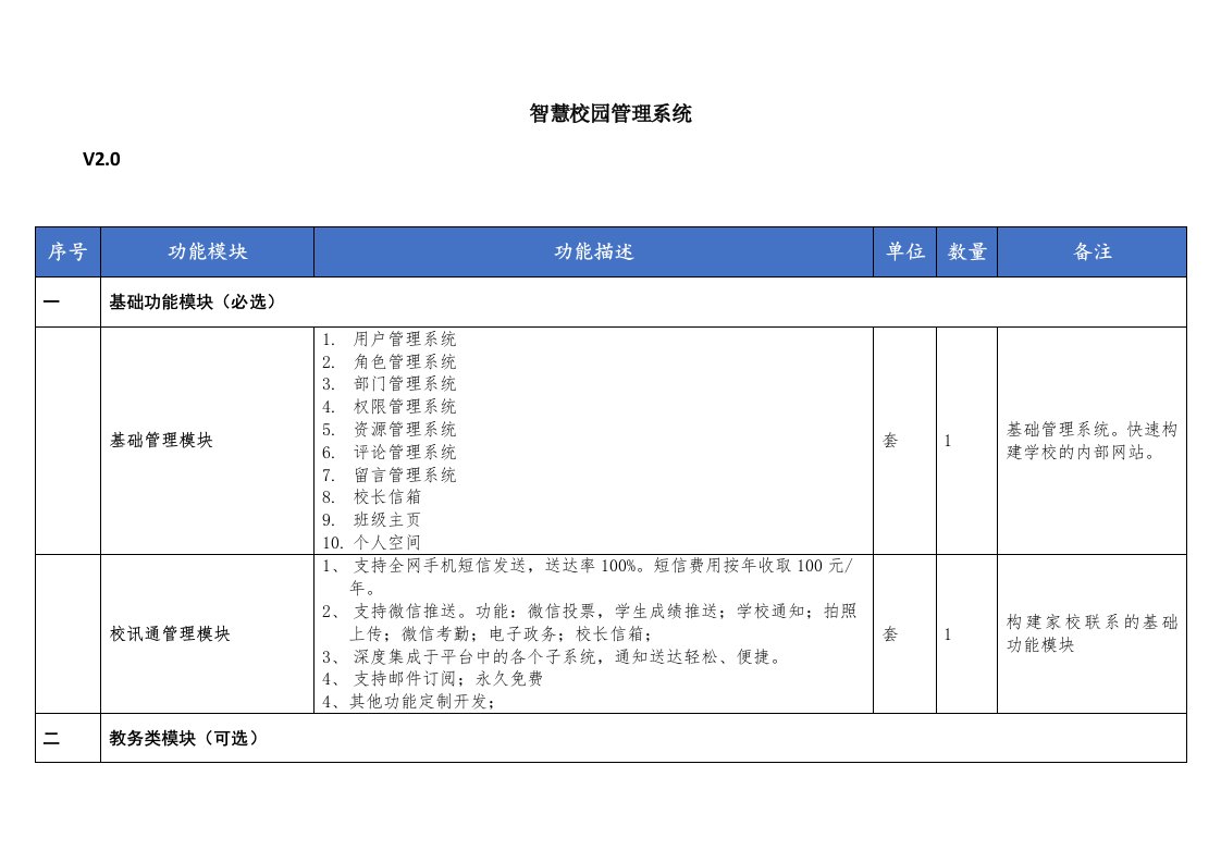 智慧校园管理系统