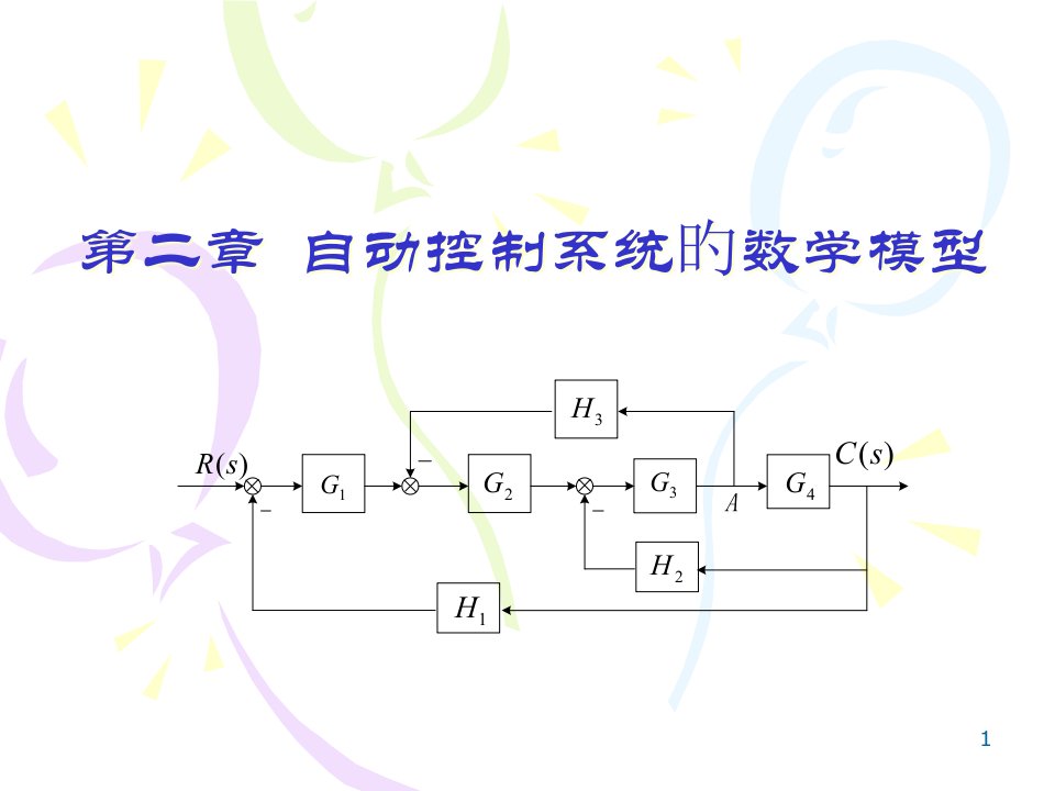 自动控制系统的数学模型公开课百校联赛一等奖课件省赛课获奖课件