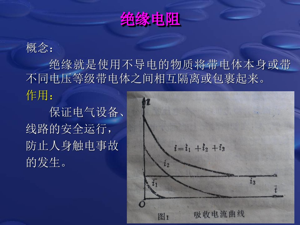 绝缘电阻试验