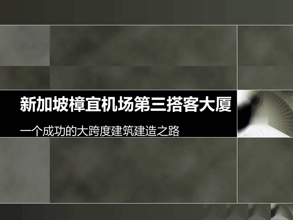 大跨度建筑结构分析