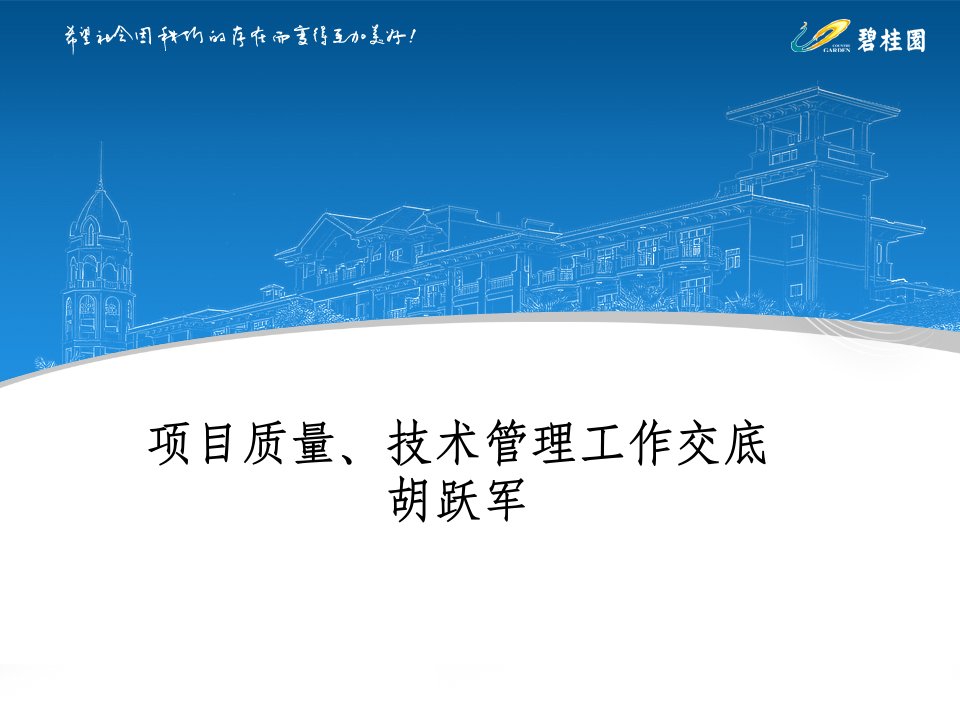 项目交底资料框架(13年11月)