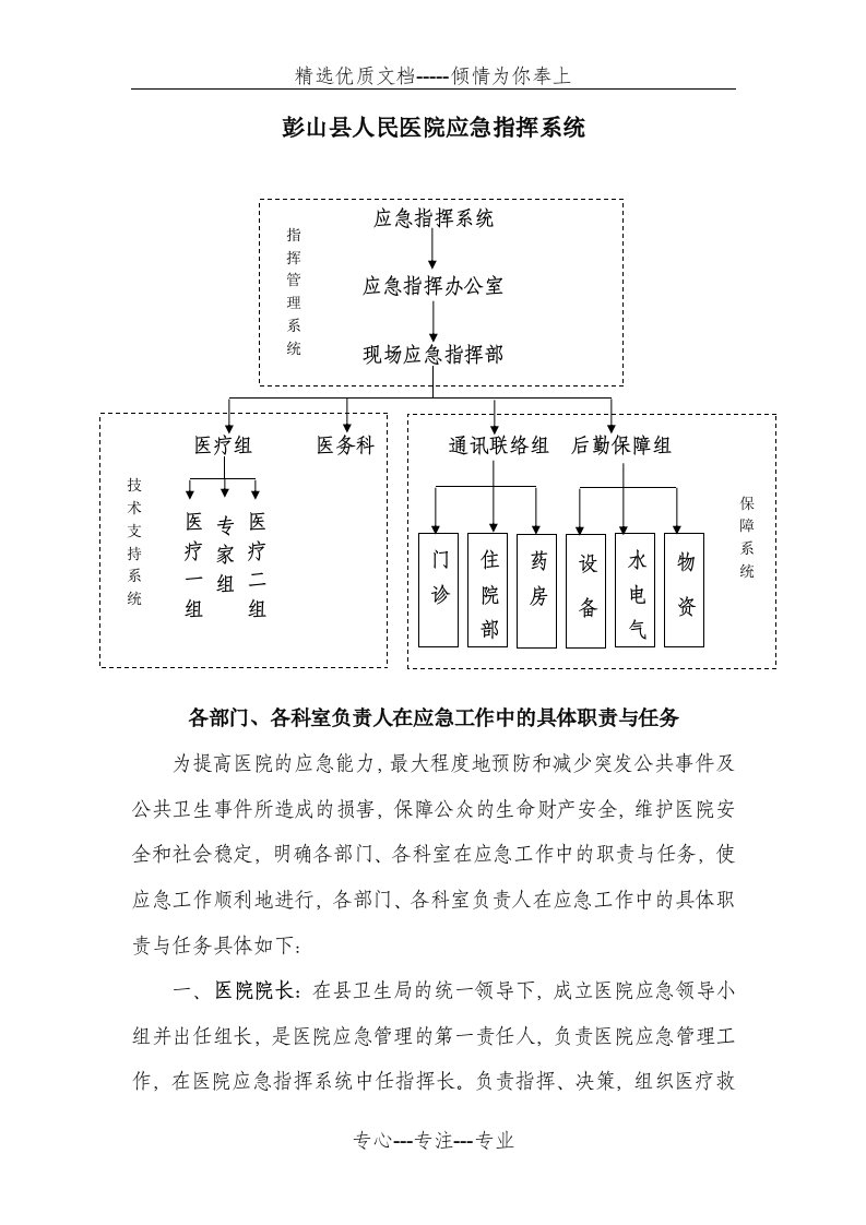 医院应急指挥系统(完整版)(共2页)