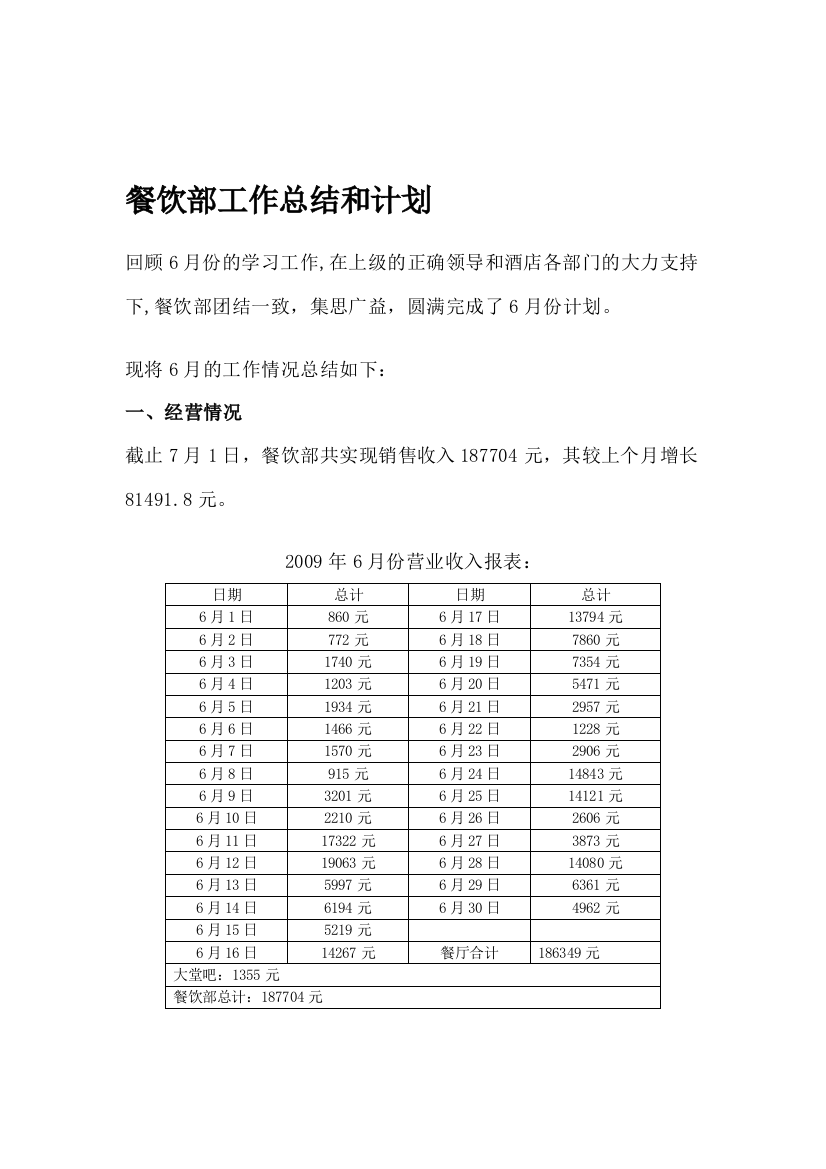 7月计划