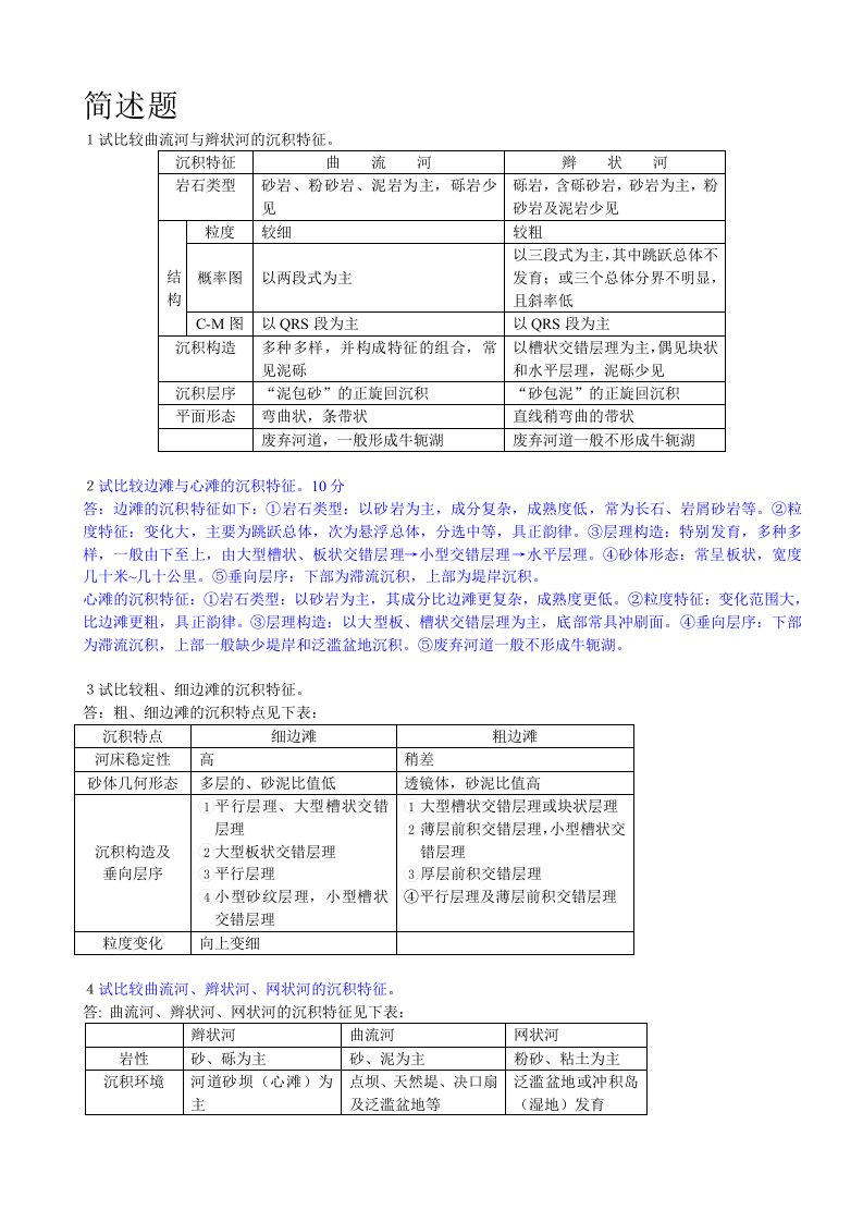 沉积学复习资料