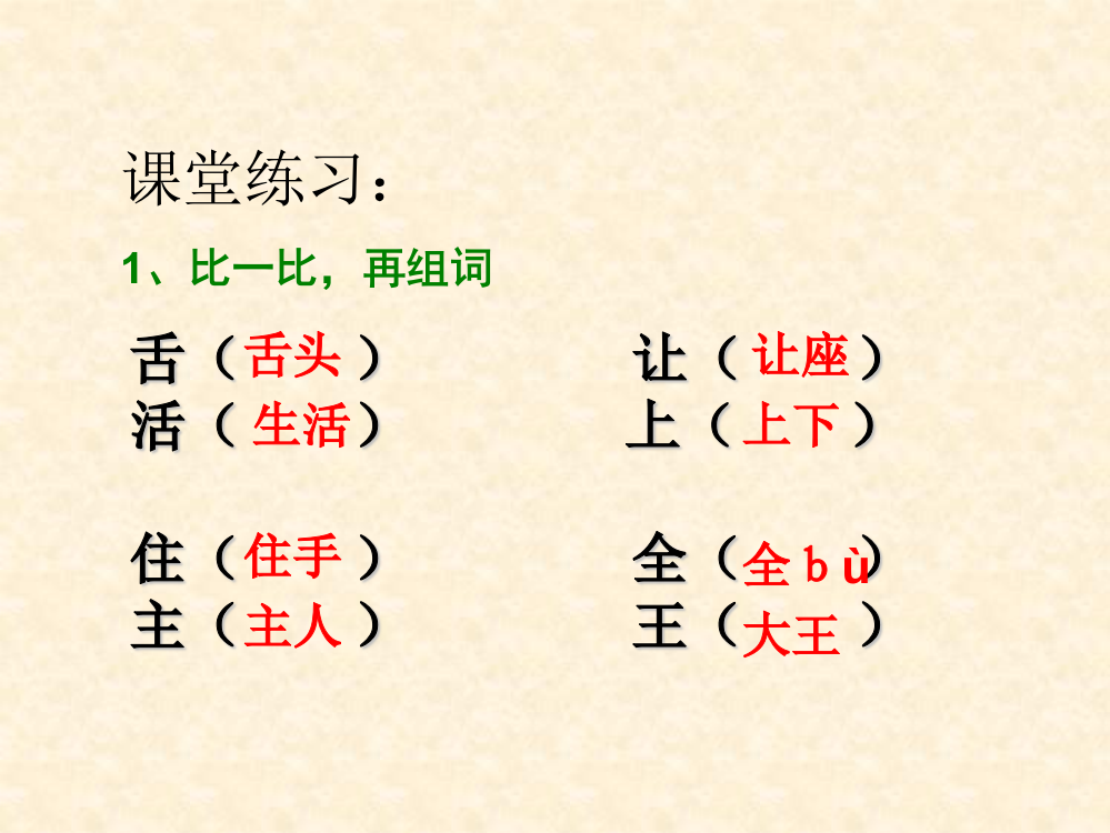 2015春湘教版语文一下《舌头的秘密》ppt课件2