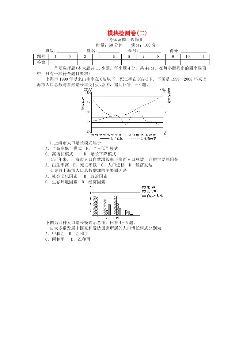 高考地理一轮复习