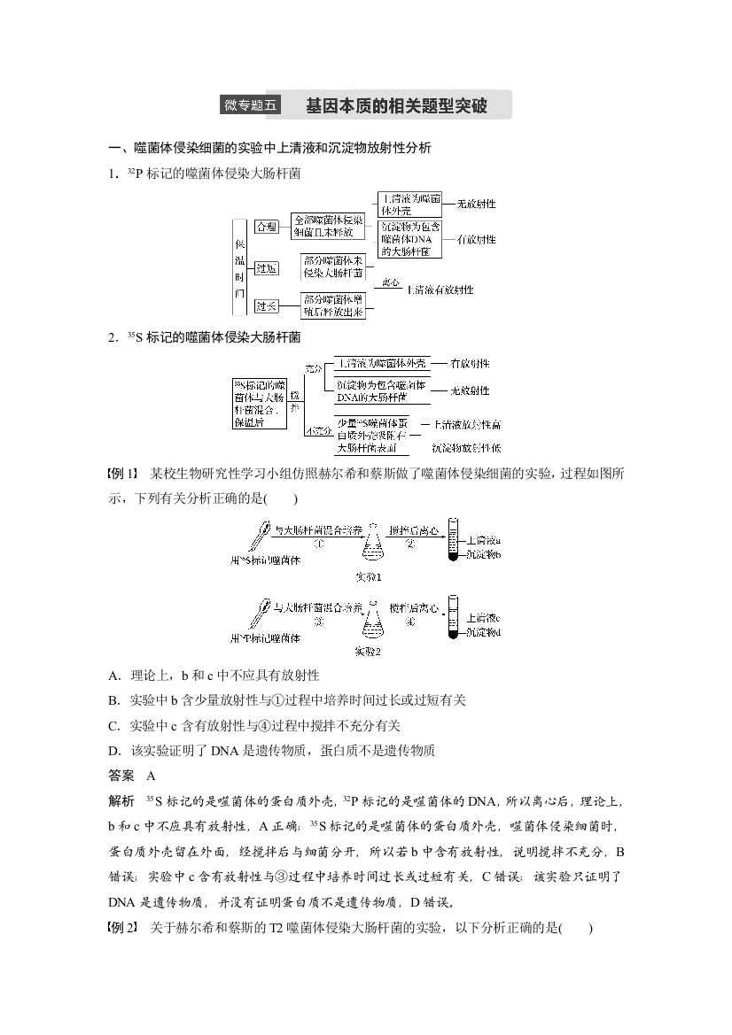 （新教材）2019-2020学年人教版生物必修第二册同步导学讲义：第3章