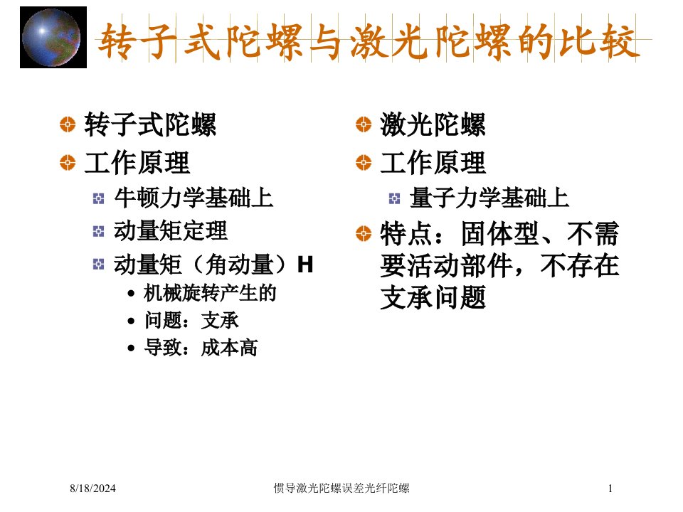 2021年度惯导激光陀螺误差光纤陀螺讲义