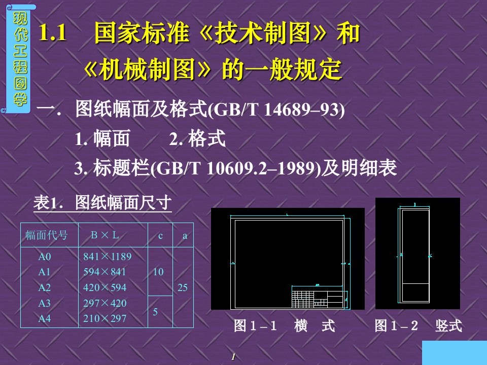 制图的基本知识与技能剖解