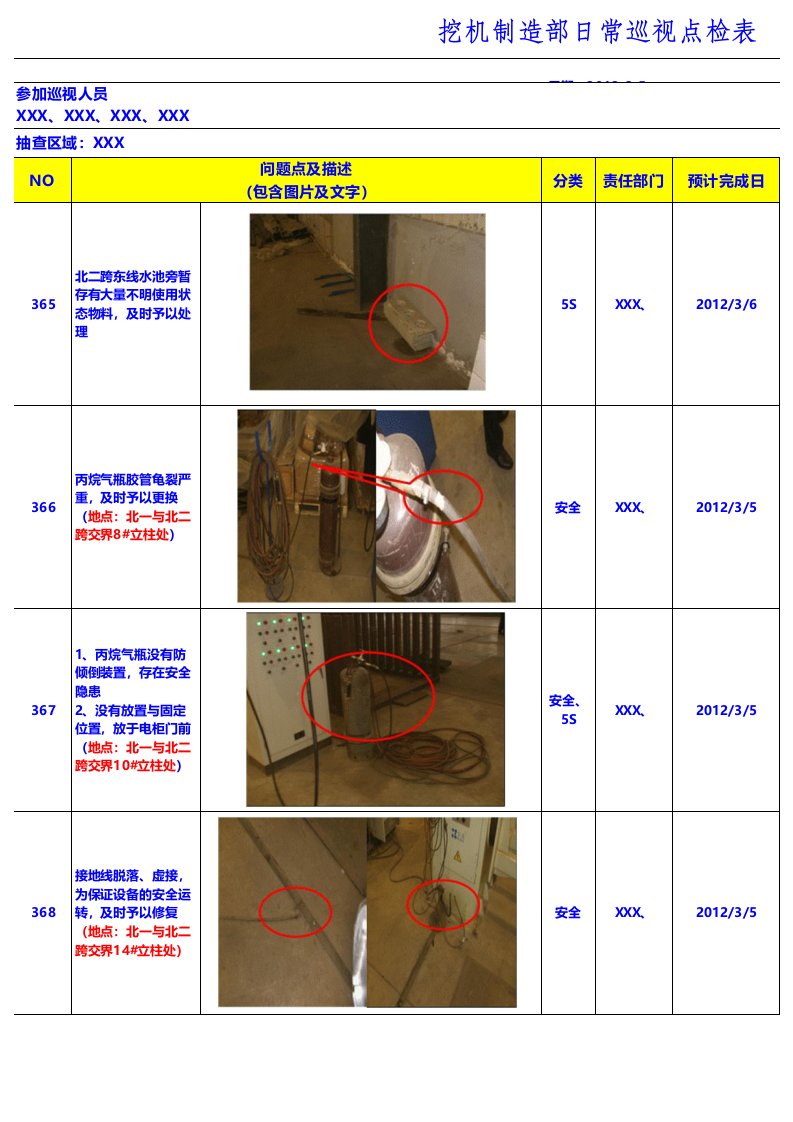 日常巡视点检表3.5