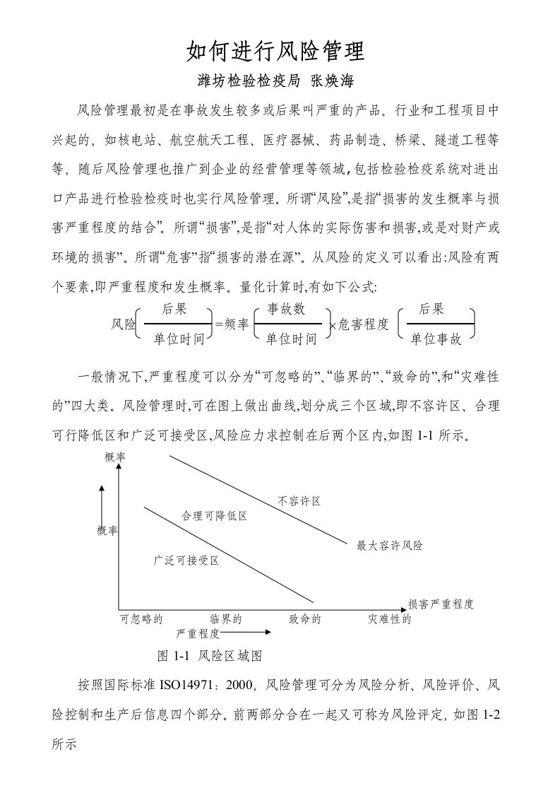 如何进行风险管理