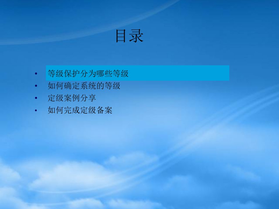 某科技有限公司等级保护系统定级介绍