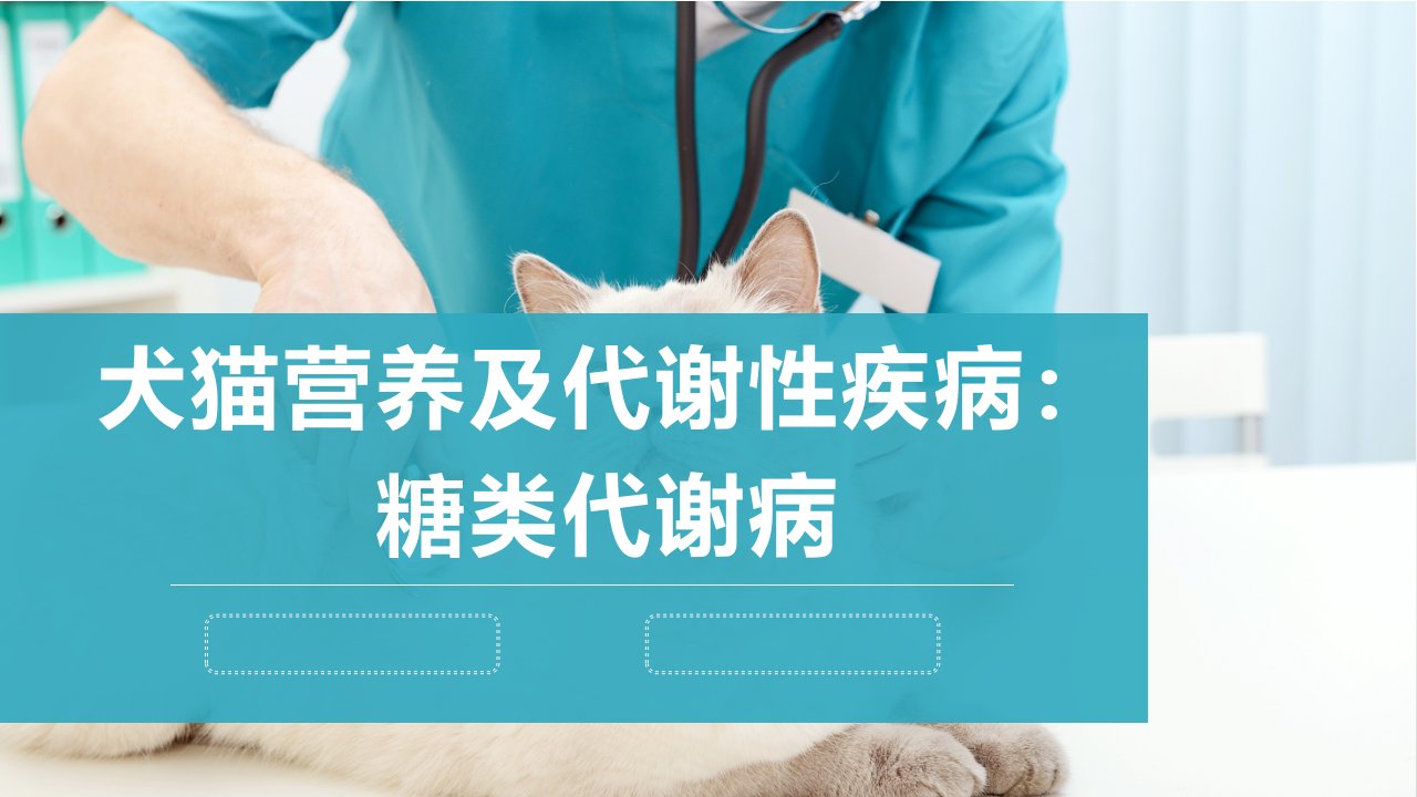 犬猫营养及代谢性疾病糖类代谢病宠物医生课件