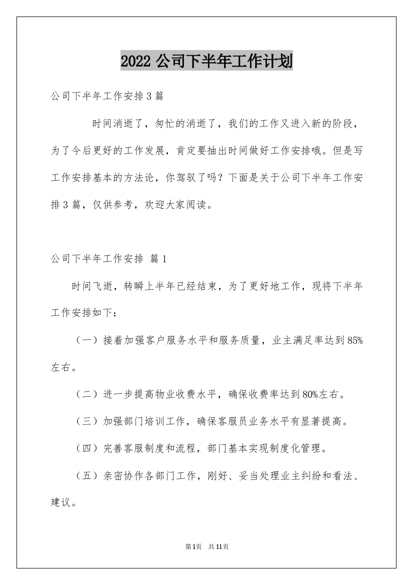 2022公司下半年工作计划_12