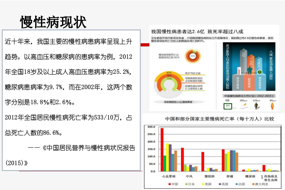 慢性病预防与控制概述医学PPT课件