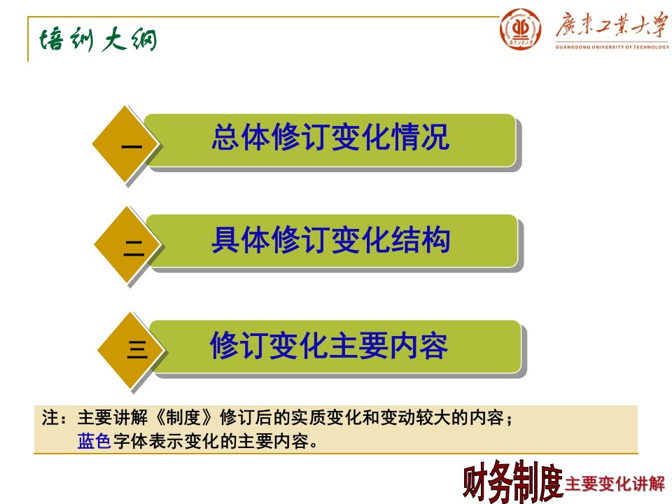 高等学校财务制度的主要变化