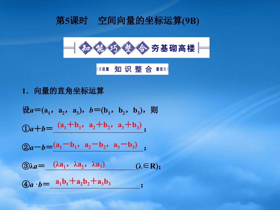 《金新学案》高考数学总复习