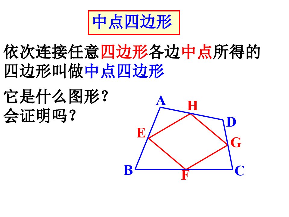 中点四边形PPT课件2人教版