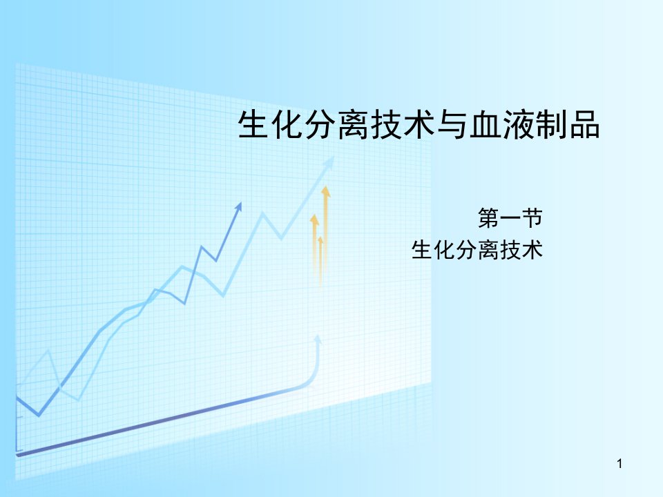 生化分离技术与血液制品学习资料