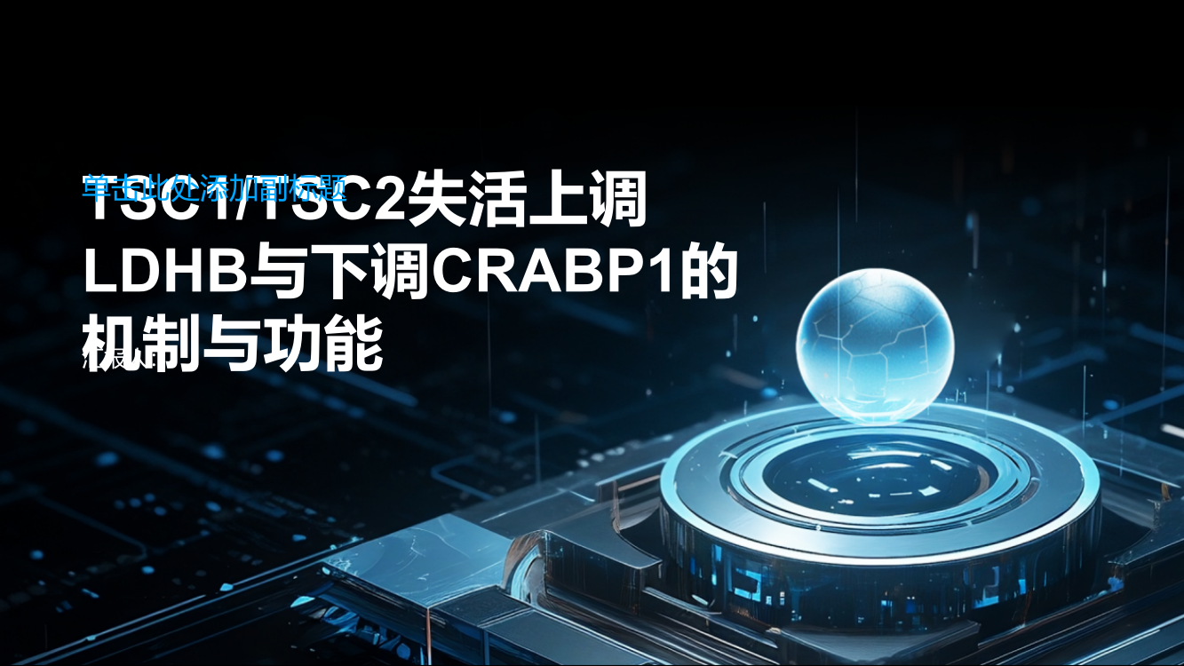 TSC1TSC2失活上调LDHB与下调CRABP1的机制与功能