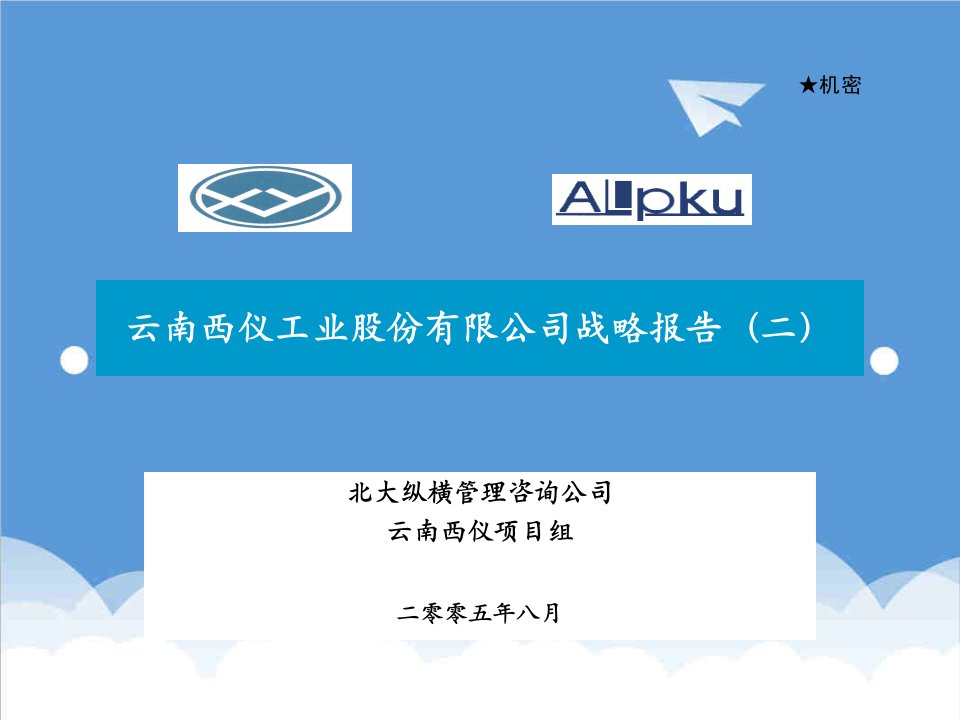 内部管理-北京中润英才管理咨询公司内部资料0920西仪公司战略二