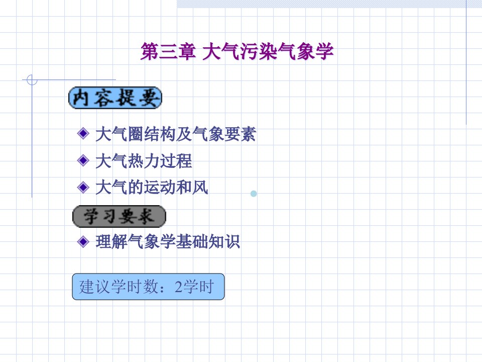 大气污染控制工程课件及习题答案第三章