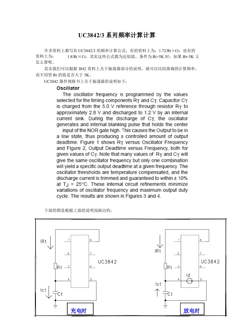 UC3842频率计算