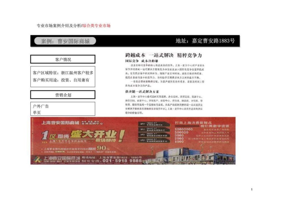 2009年中国专业市场研究及主要案例分析3