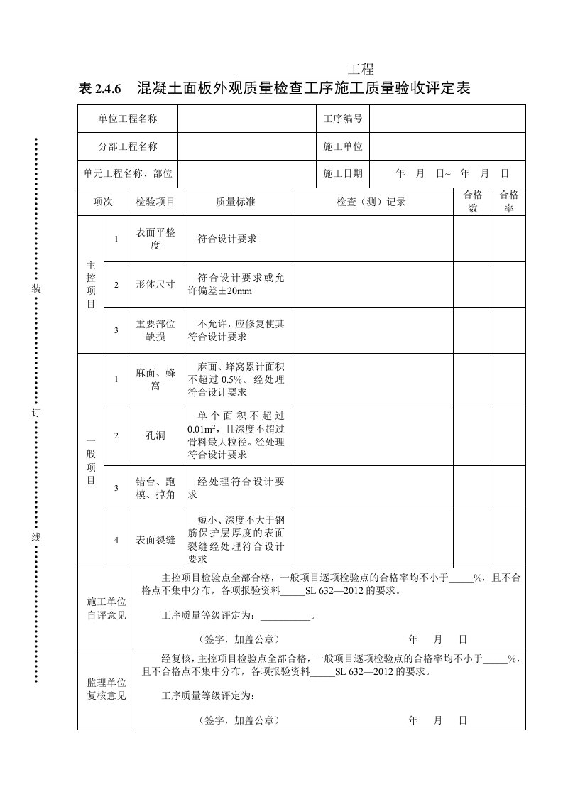 工程资料-表246