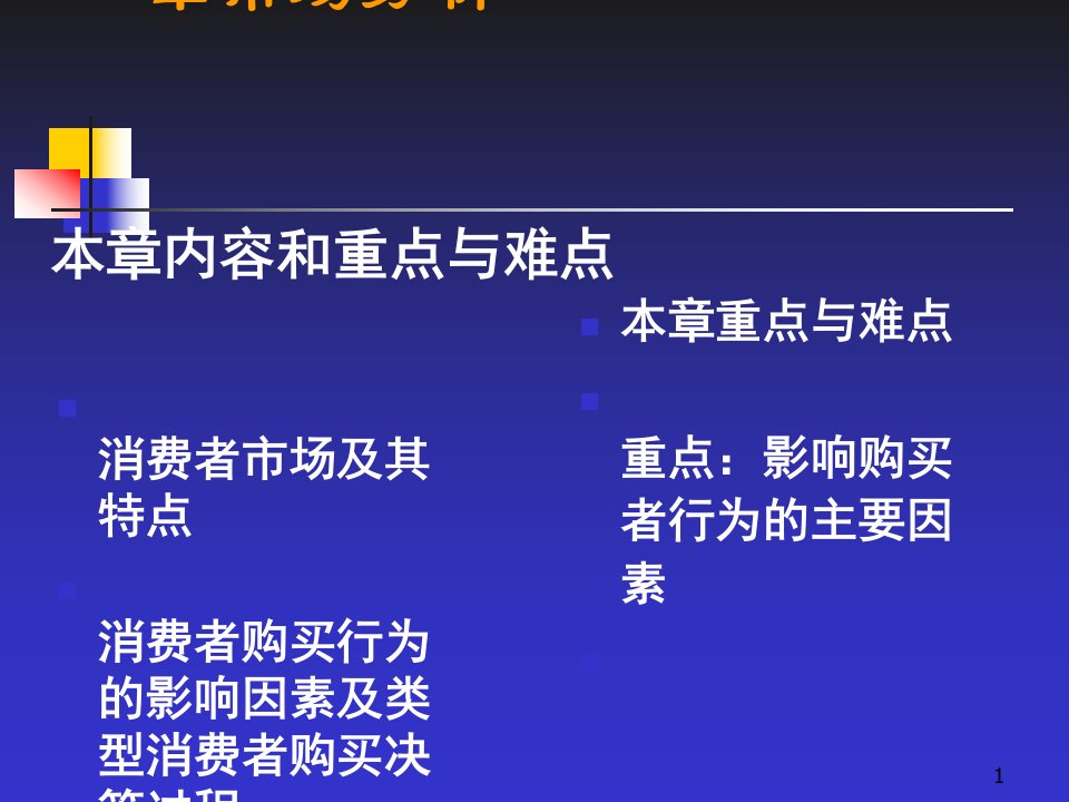 市场消费者管理知识及市场分析课件