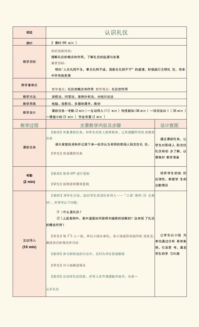 《职场关系与沟通技巧》教案