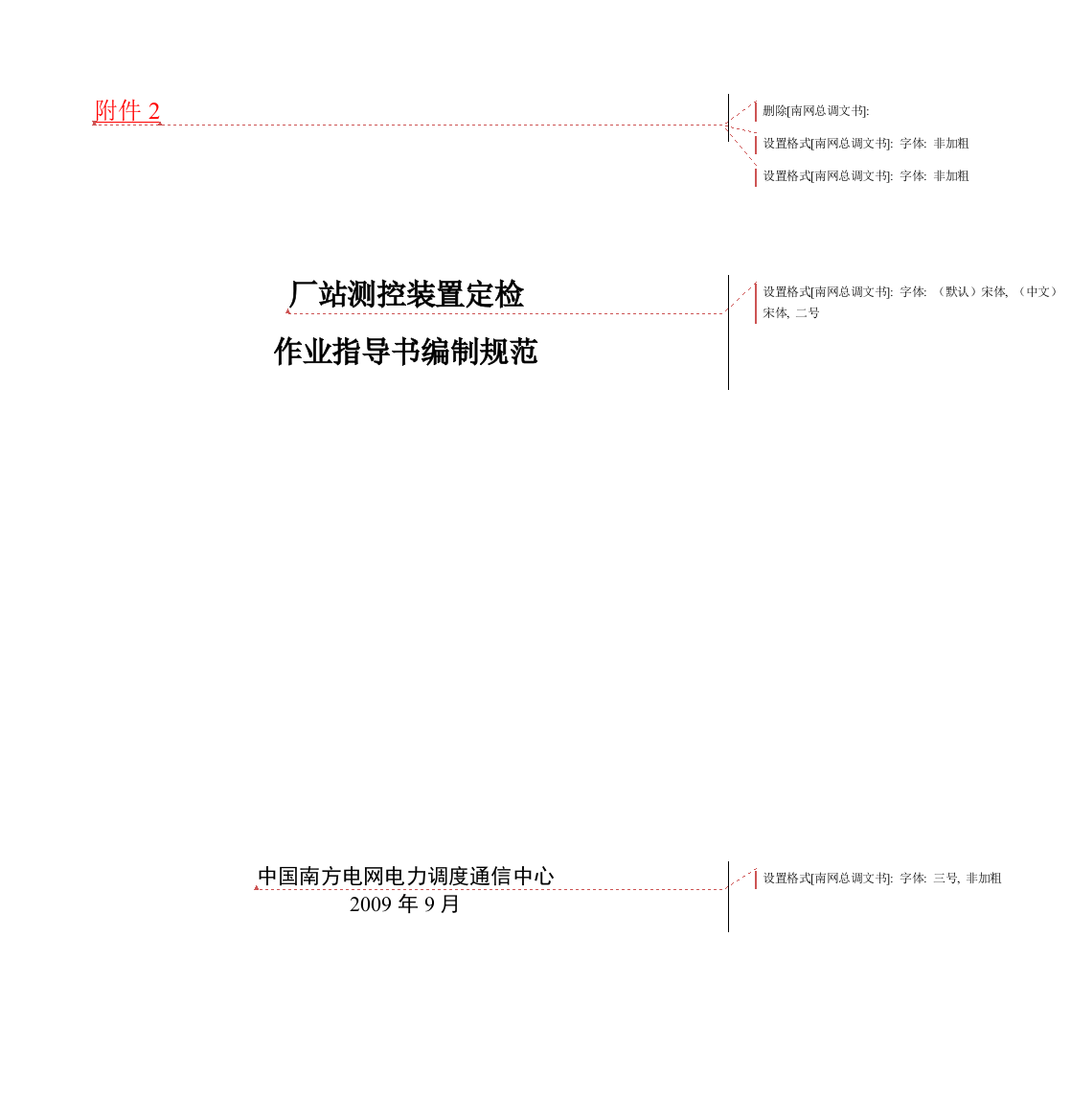 厂站测控装置定检作业指导书编制规范