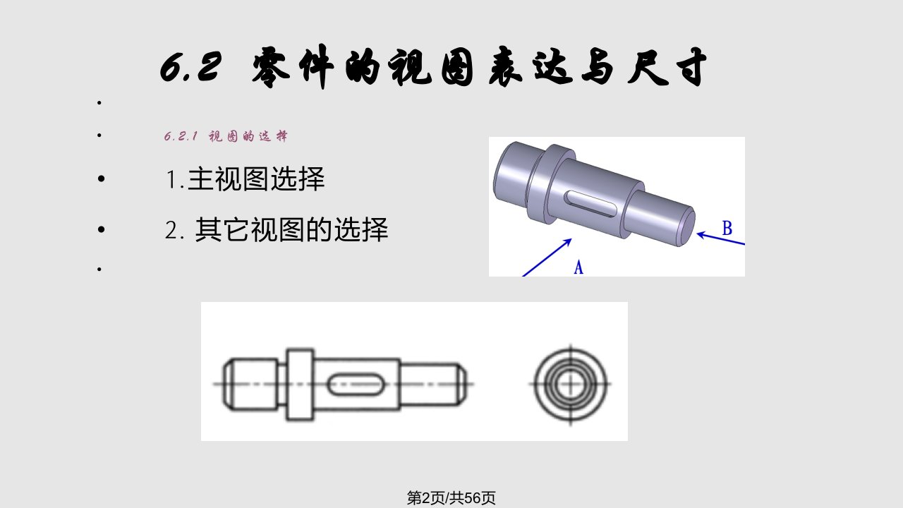 现代工程制图简明教程零件图