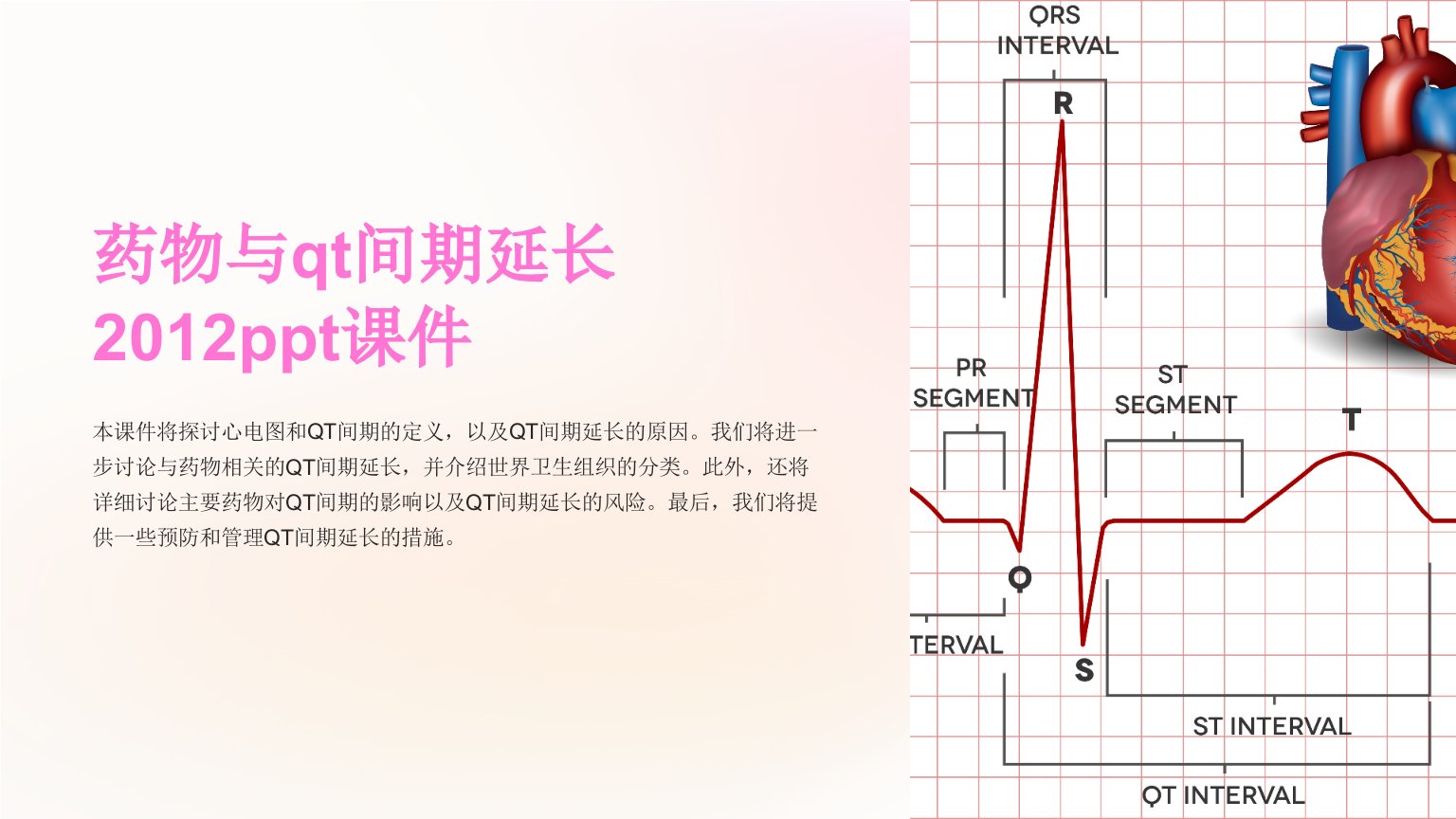 药物与qt间期延长2012课件