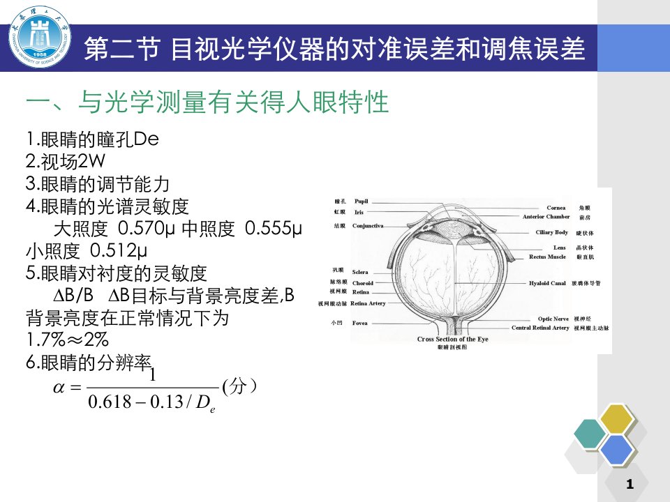 精选光学测量基础及目视光学仪器