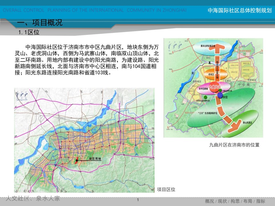 济南中海国际社区整体规划设计