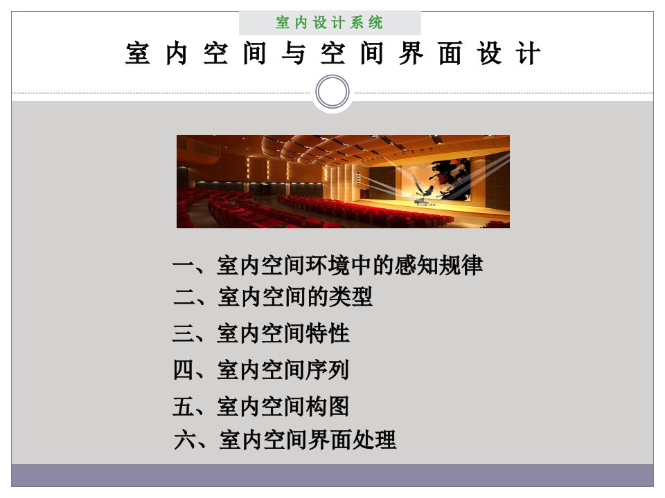 室内设计课件-室内空间设计