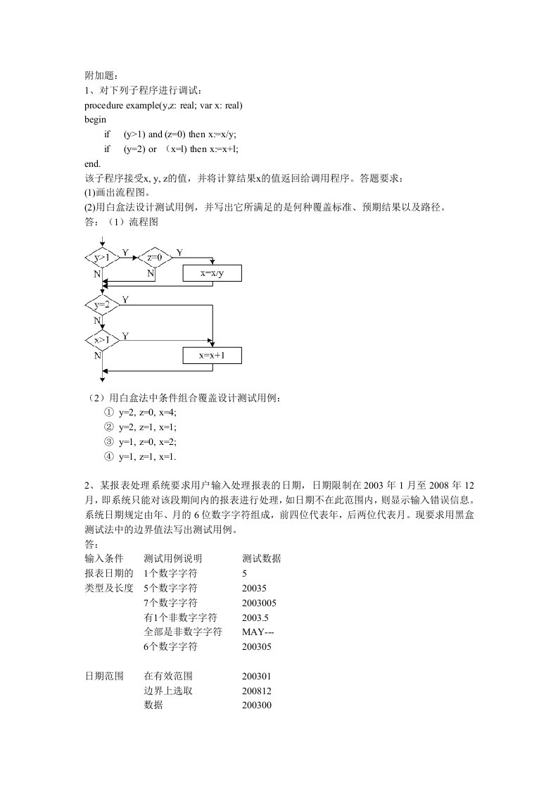 《软件工程》大题作业