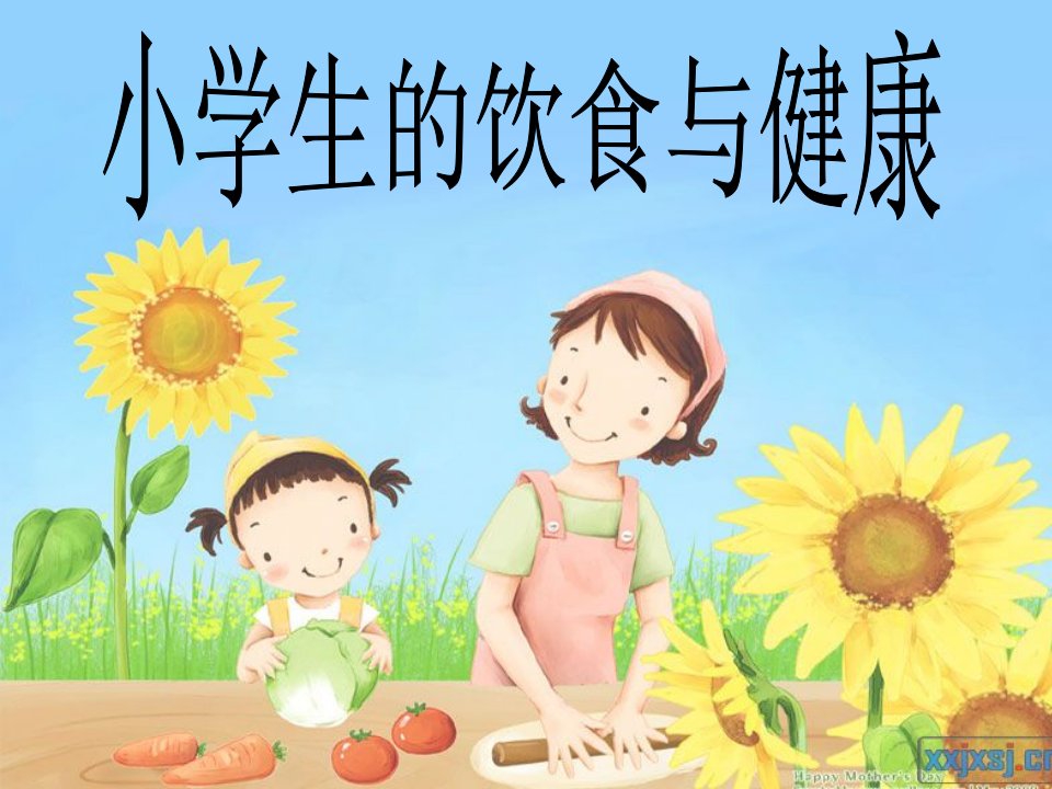 小学生饮食与健康课件